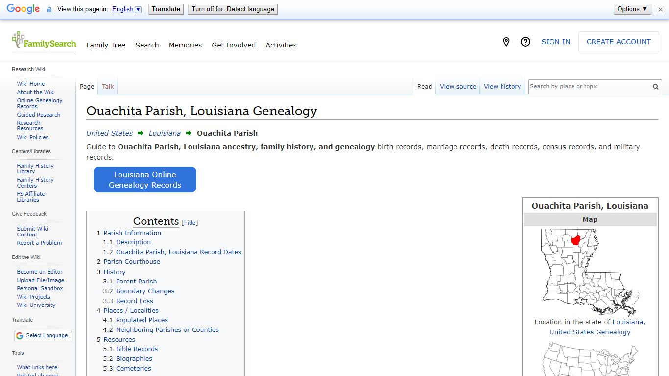 Ouachita Parish, Louisiana Genealogy • FamilySearch